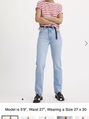 Levis 501 original fit women’s jeans